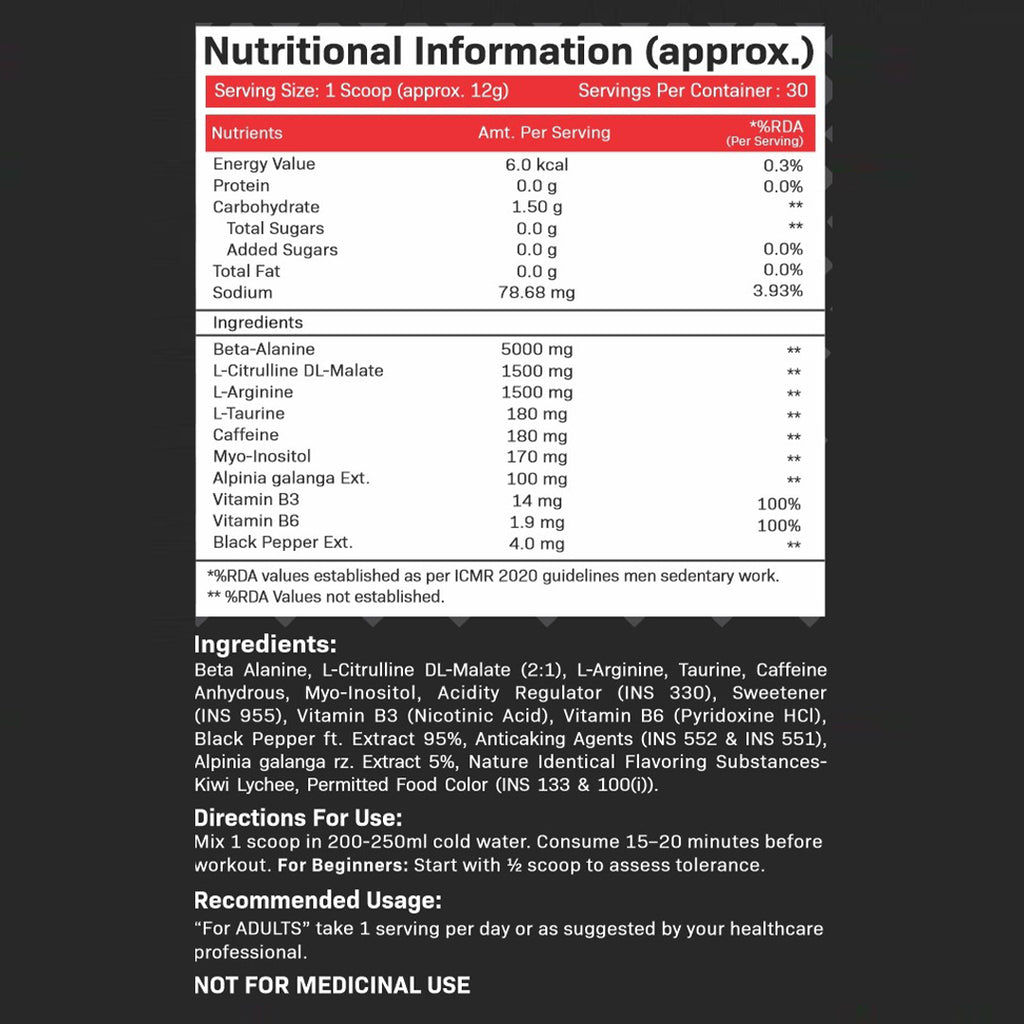 Argoyamatrix Hell Fire Pre-Workout