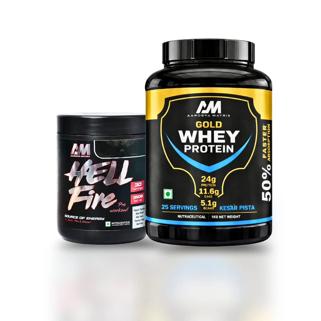 Aarogyamatrix Pre-Workout with Whey Protein 1 Kg AAROGYA MATRIX