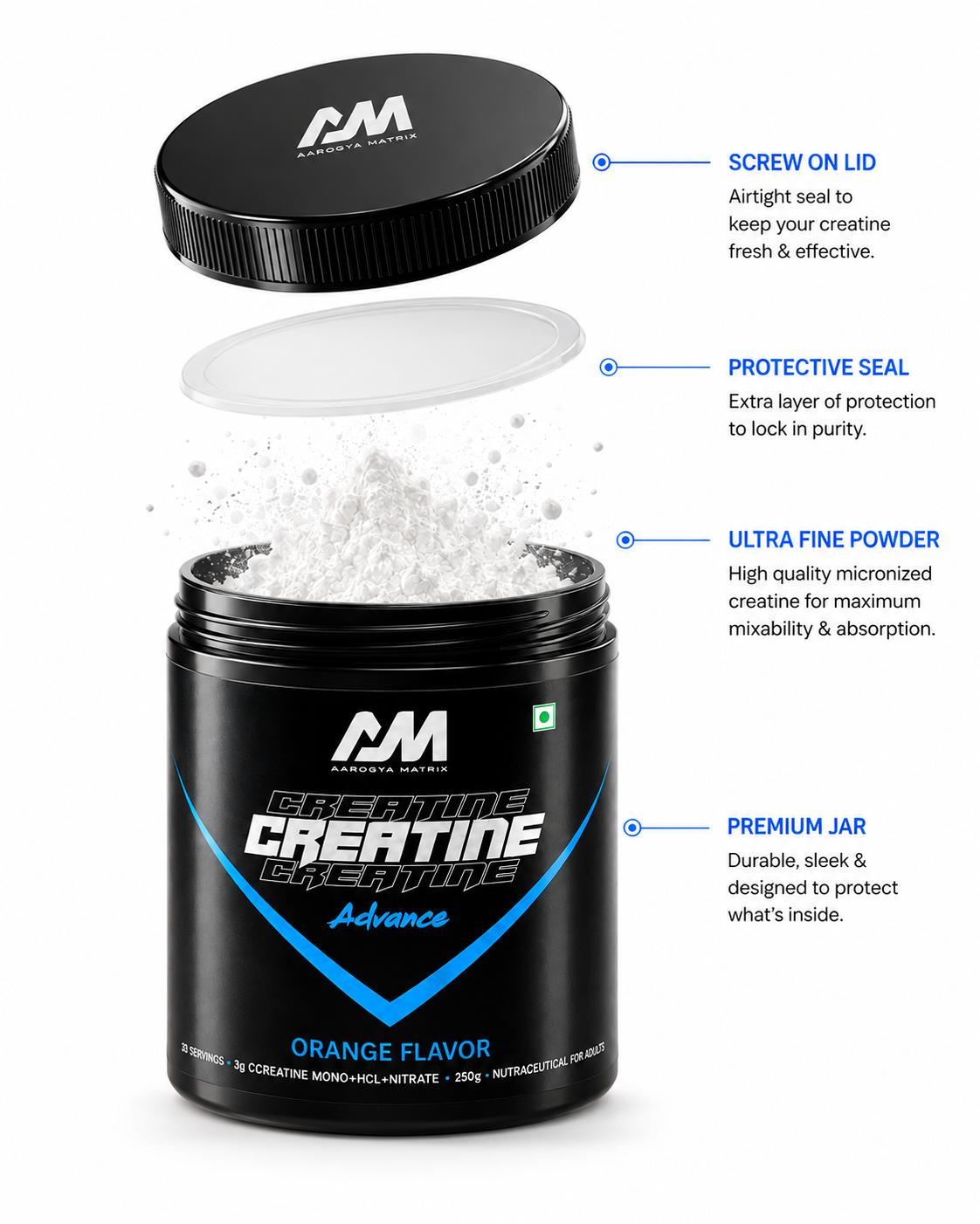 Creatine Advance — Pack of 2 (500g)