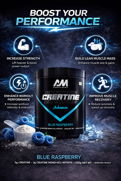 Advance Creatine with  Monohydrate + Hcl + Nitrate  – Strength, Power & Performance